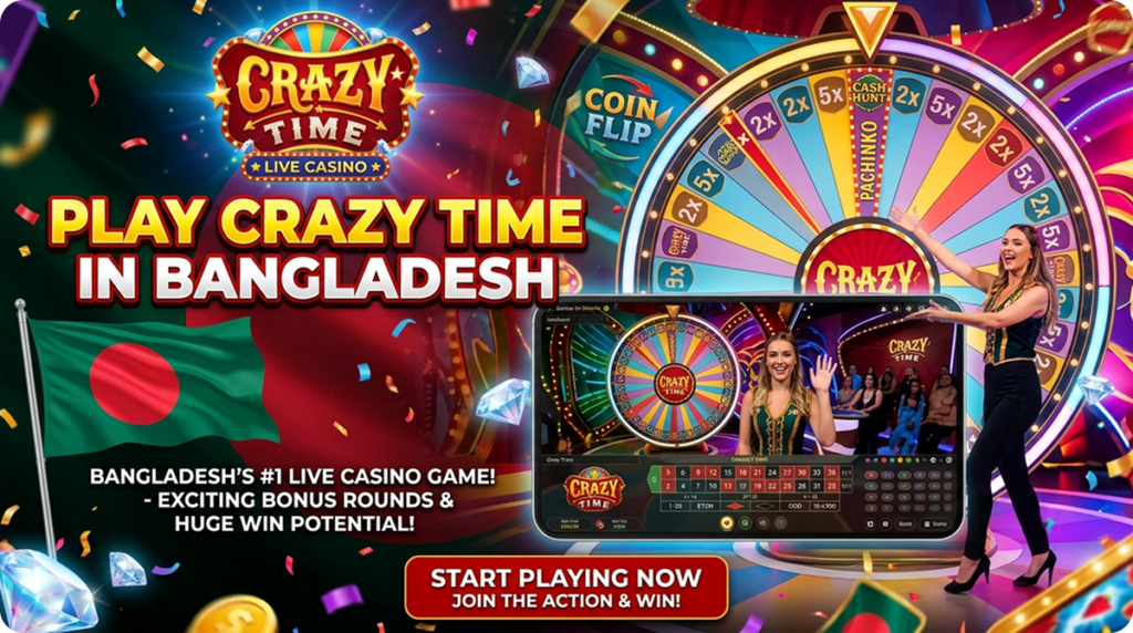 Play Crazy Time in Bangladesh